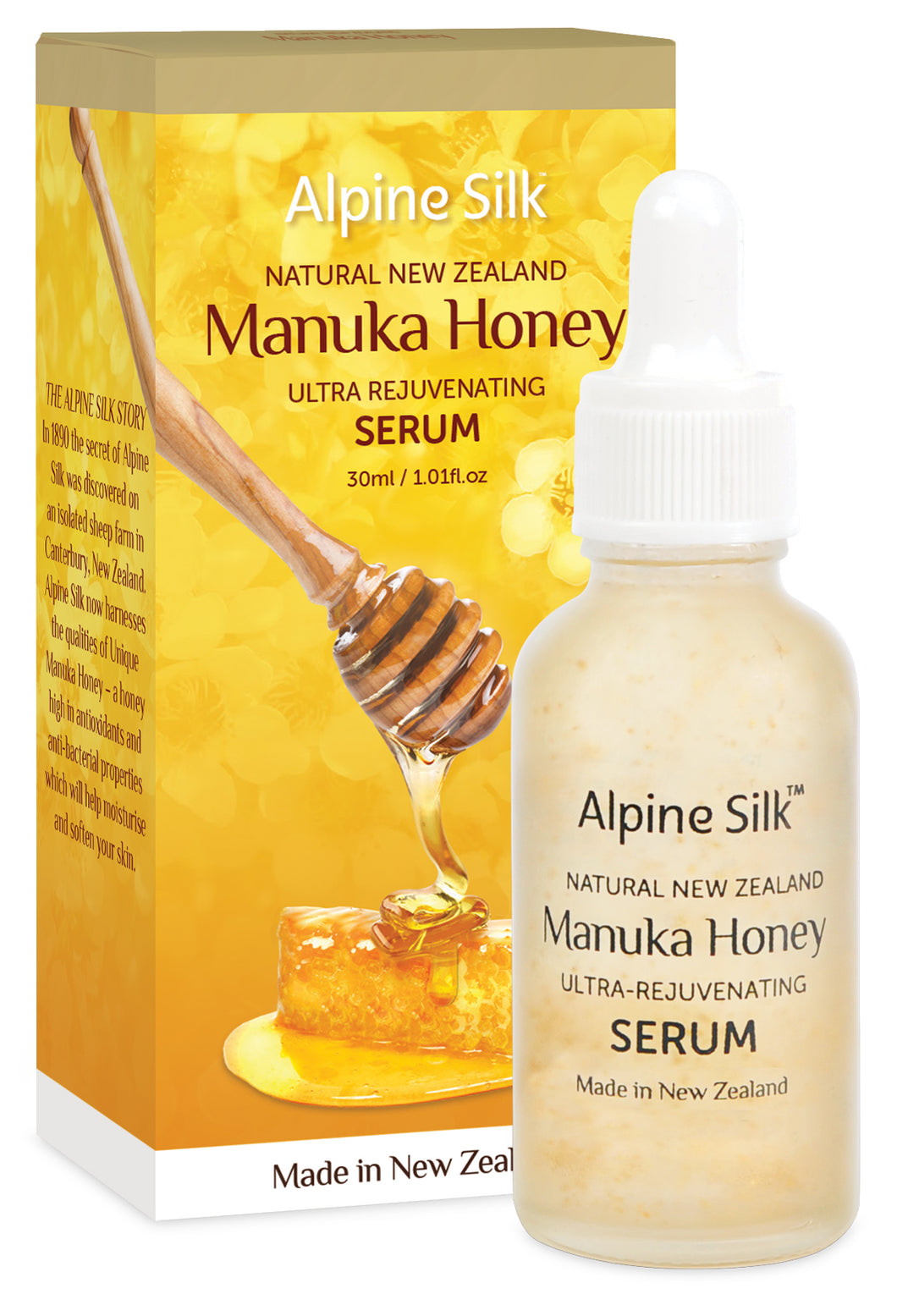 Alpine Silk Manuka Honey Serum 30ml