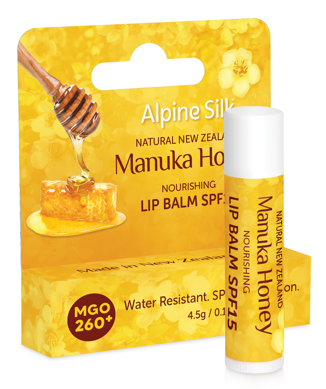 Alpine Silk Manuka Honey SPF15 Lip Balm 4.5g
