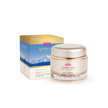 将图片加载到图库查看器，Alpine Silk Anti-Ageing Night Cream Pot &amp; Box
